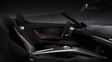 Водительское место в Audi e-tron Spyder